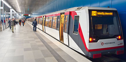 Hamburg metro tunnel communications coverage